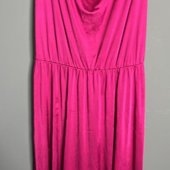 Express Dark Purple Drapey Sleeveless Dress Size Medium - Picture 3 of 10